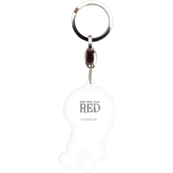 one piece: red - acryl keychain - luffy