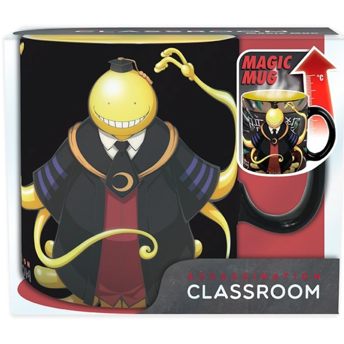 assassination classroom - tazza heat change 460ml - koro attacked