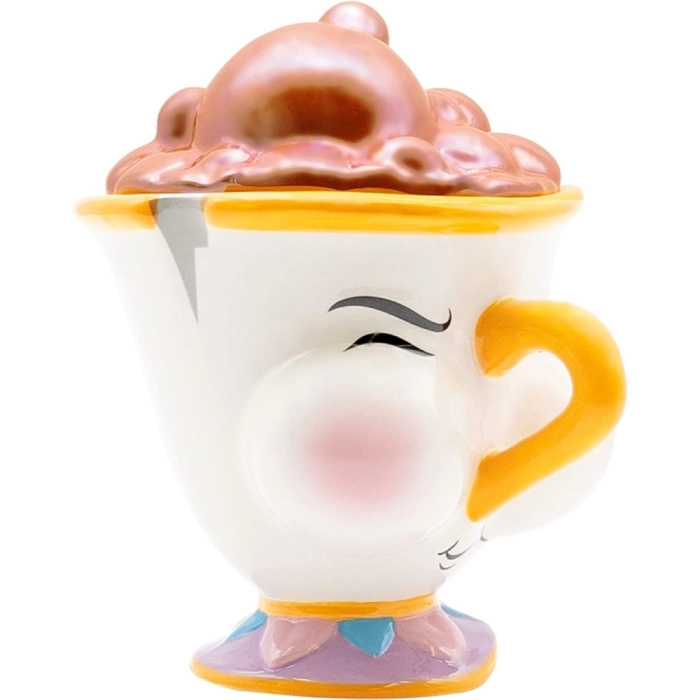 disney: la bella e la bestia - tazza 3d - chicco con bolle