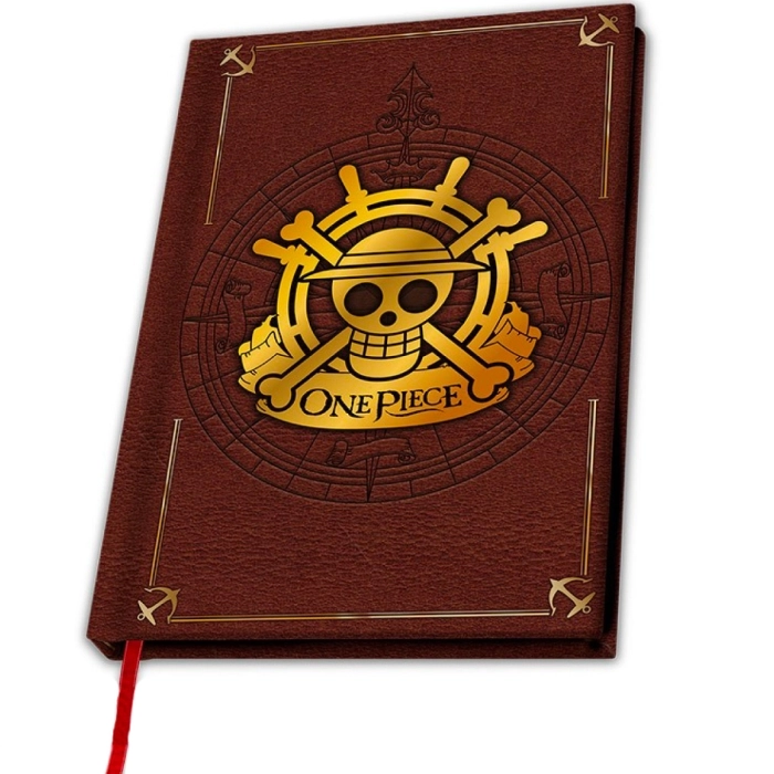 one piece - premium notebook a5 - teschio