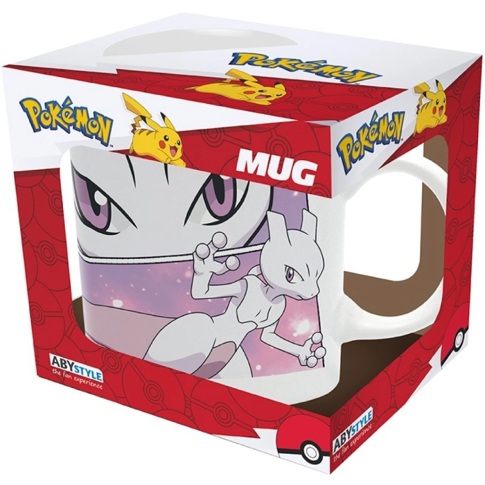 pokemon - tazza 320ml - mewtwo comic panels