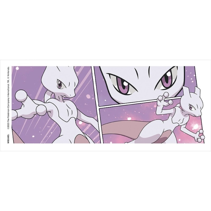 pokemon - tazza 320ml - mewtwo comic panels