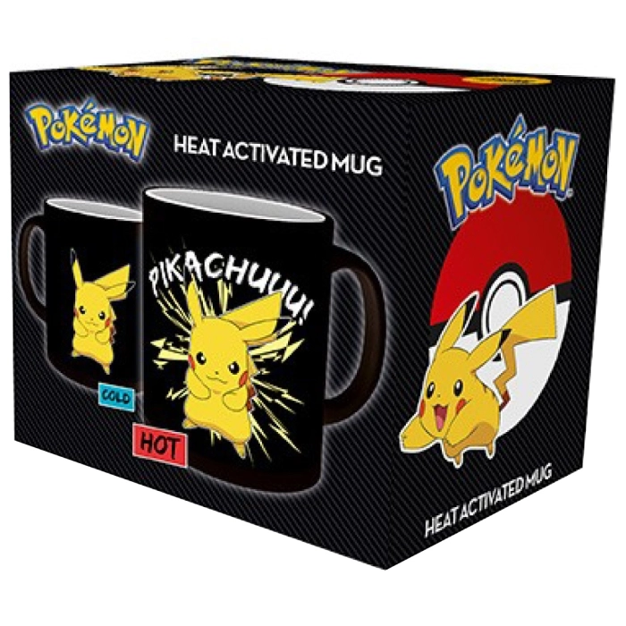 pokemon - tazza heat change 320ml - pikachu