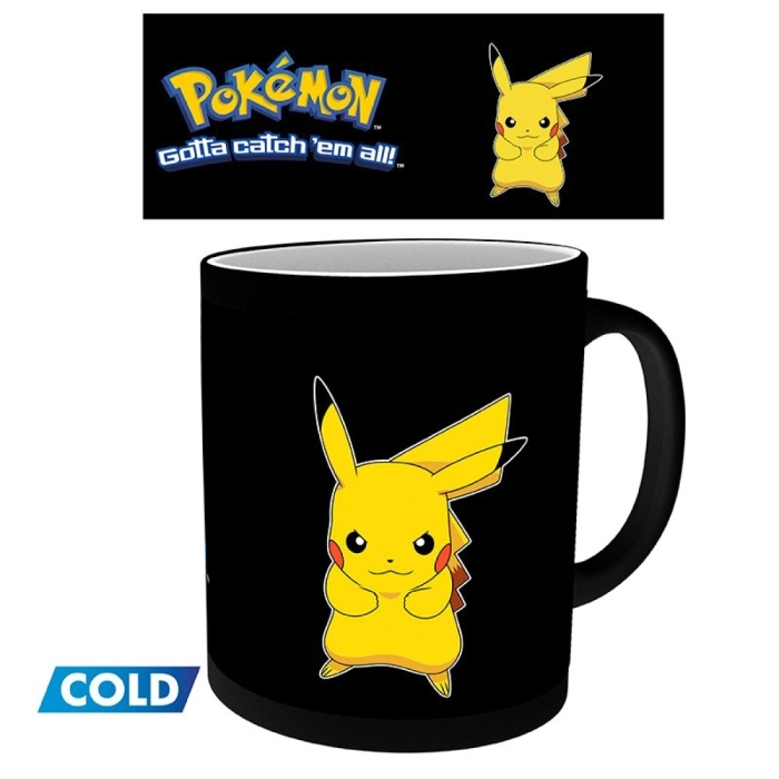 pokemon - tazza heat change 320ml - pikachu