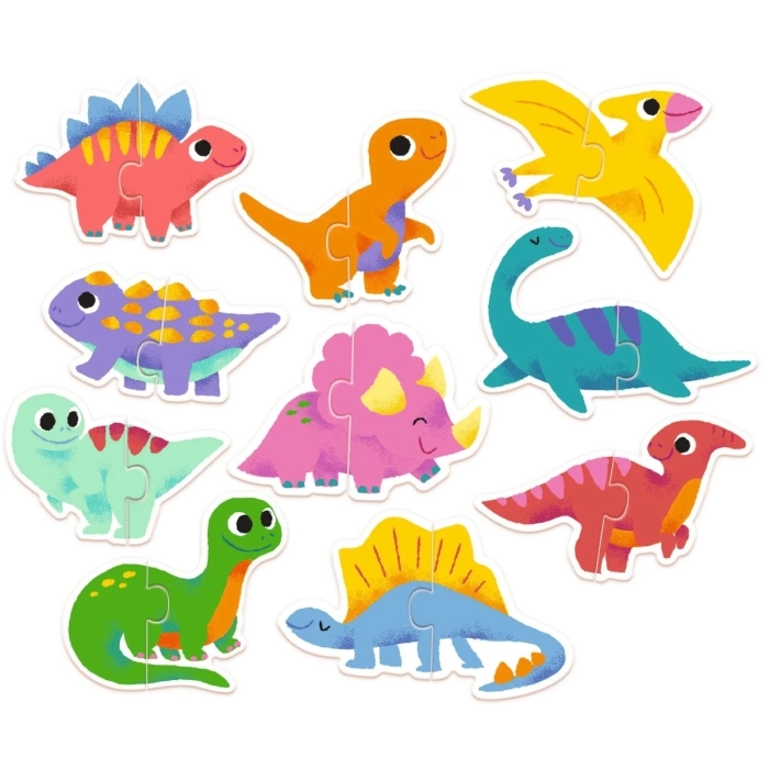 puzzle duo - dinosauri: 2