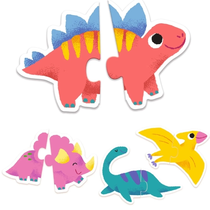 puzzle duo - dinosauri: 3