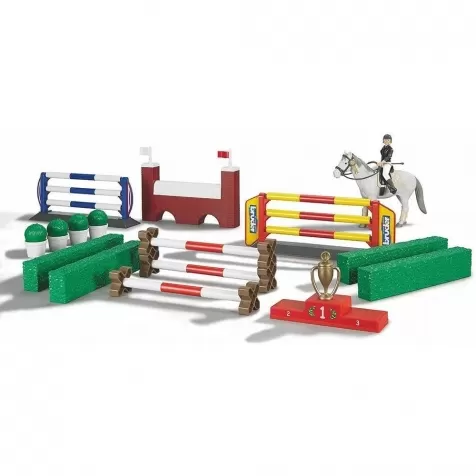 percorso ad ostacoli con accessori