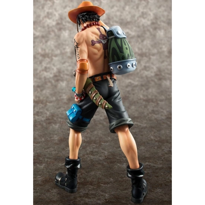 one piece - portgas d. ace - portrait of pirate deluxe - 10th limited version 23cm