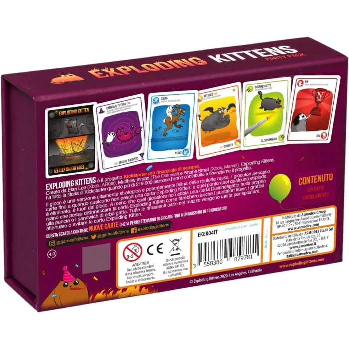 exploding kittens party pack - new version