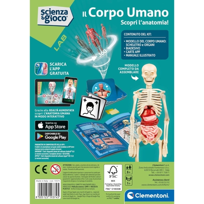 scienza e gioco - il corpo umano