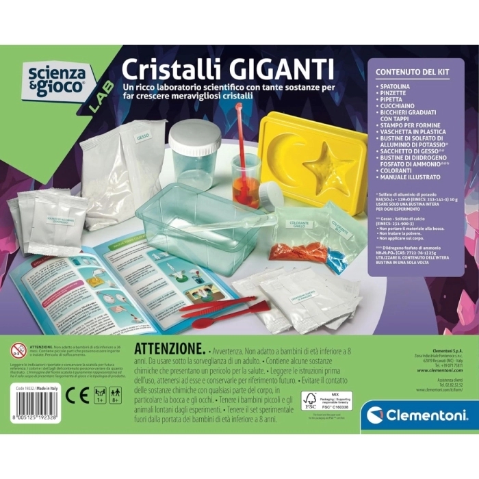 scienza e gioco - cristalli giganti