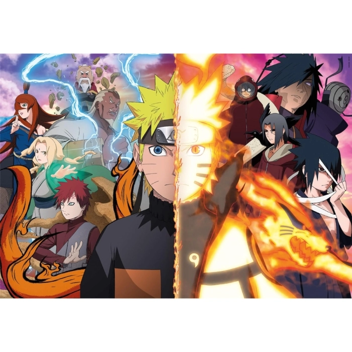 naruto shippuden 1 - anime puzzle collection - puzzle 500 pezzi