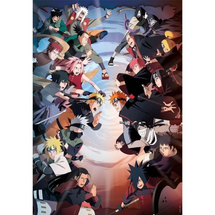 naruto shippuden - puzzle 1000 pezzi