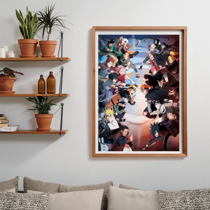 naruto shippuden - puzzle 1000 pezzi