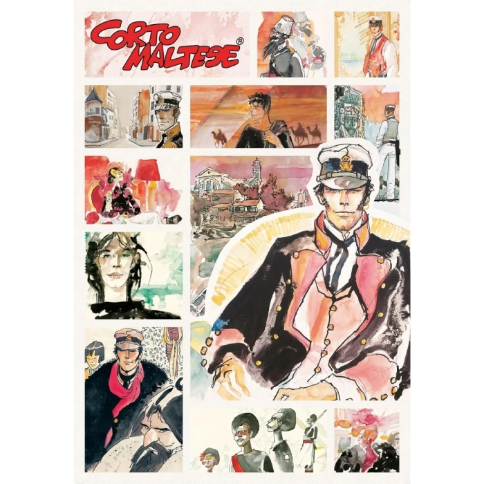 corto maltese - puzzle compact + poster - puzzle 1000 pezzi