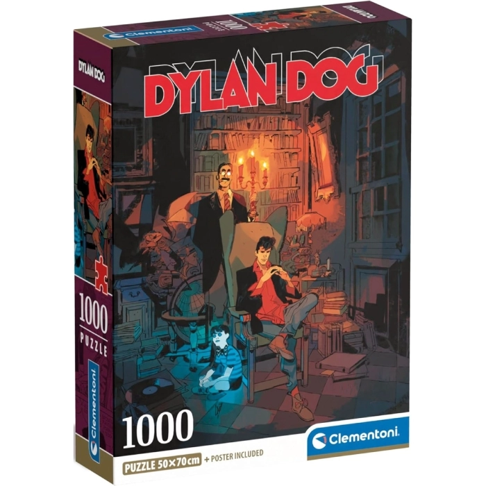 dylan dog - puzzle compact + poster - puzzle 1000 pezzi