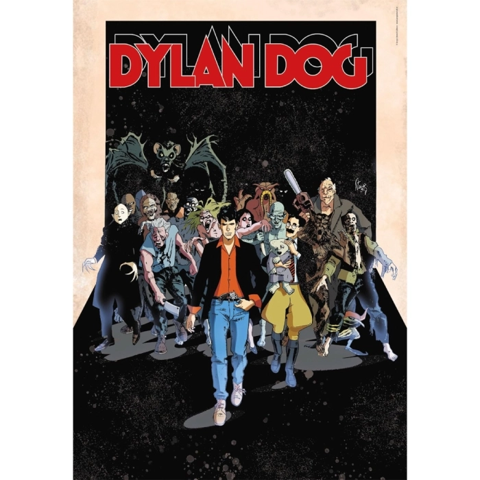 dylan dog - puzzle compact + poster - puzzle 1000 pezzi