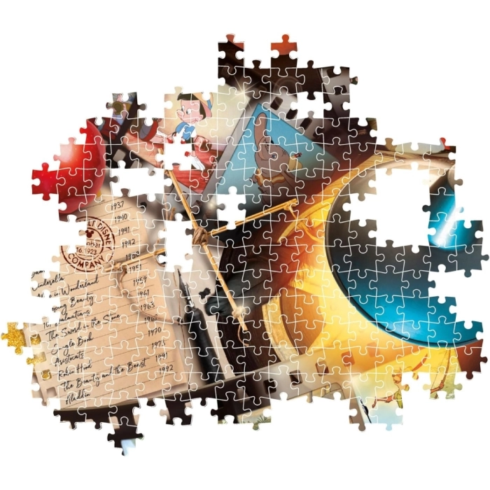 disney classic movies - puzzle compact + poster - puzzle 1000 pezzi