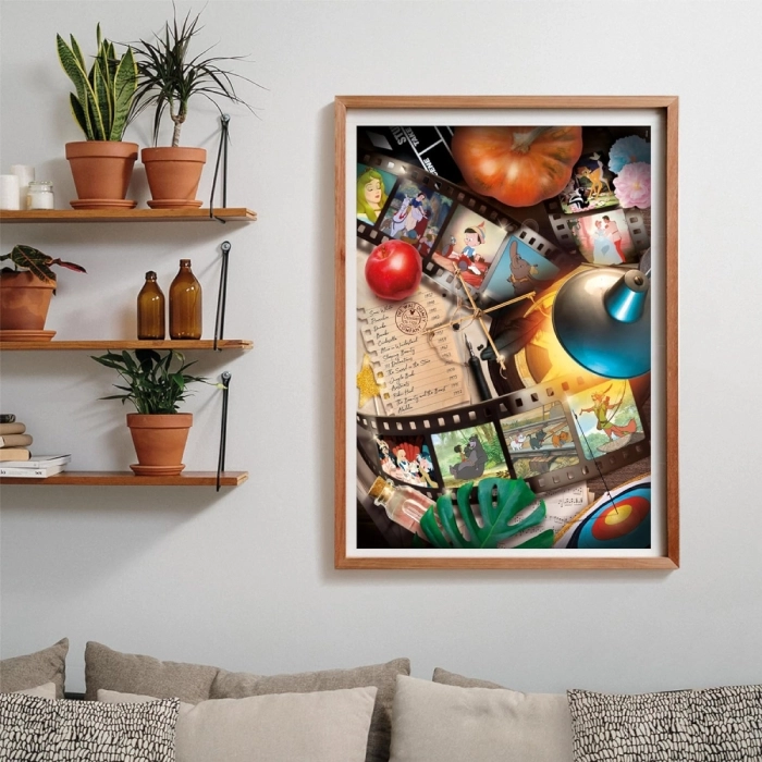 disney classic movies - puzzle compact + poster - puzzle 1000 pezzi