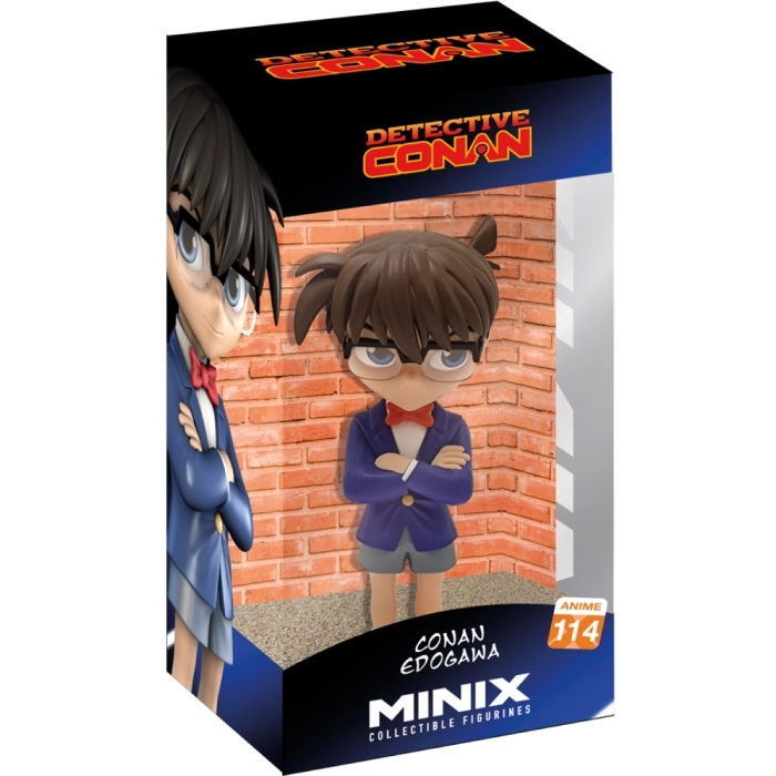 detective conan - conan edogawa - anime 114 - minix collectible figurines