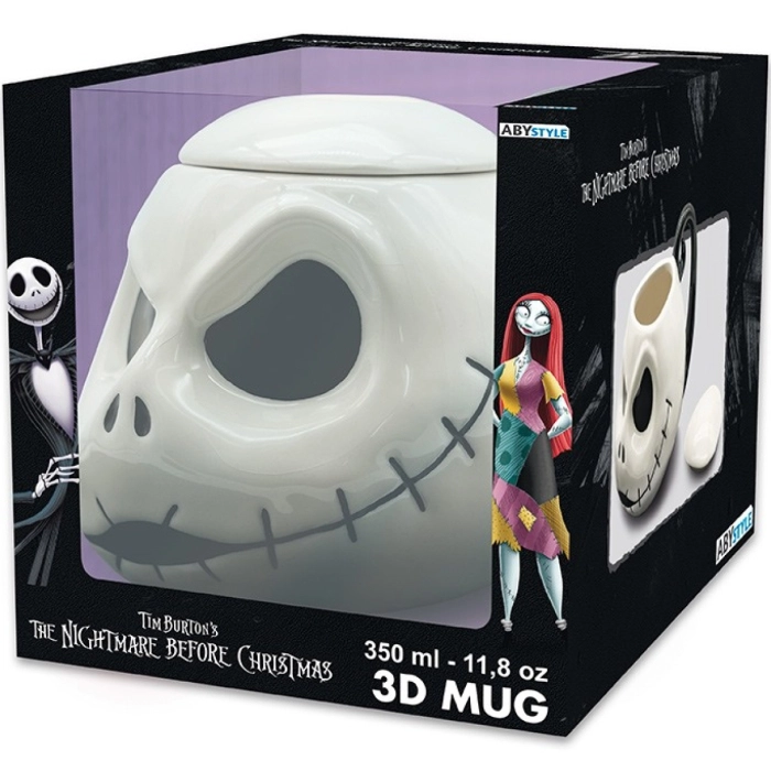 nightmare before christmas - tazza 3d - surprised jack