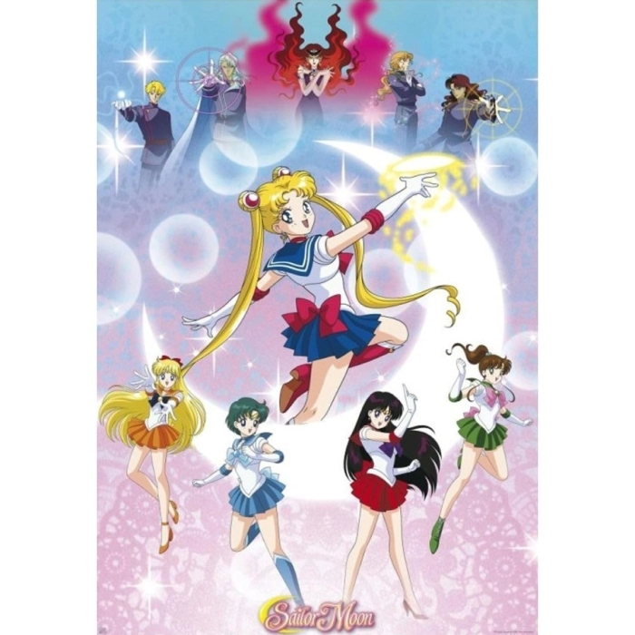 sailor moon - poster maxi 91,5x61cm - moonlight power: 1