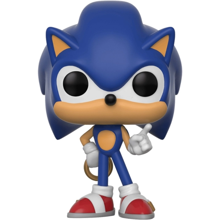 sonic the hedgehog - sonic with ring 9cm - funko pop 283