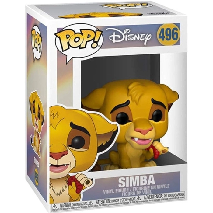 disney: lion king - simba 9cm - funko pop 496