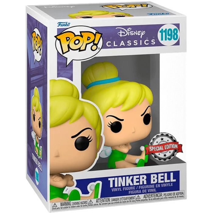 disney classic - grumpy tinker bell 9cm - funko pop 1198