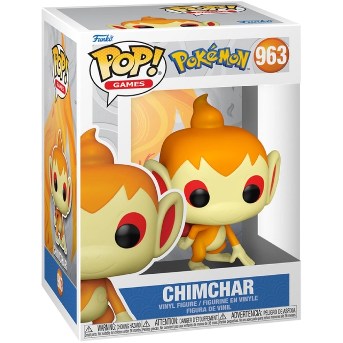 pokemon - chimchar 9cm - funko pop 963