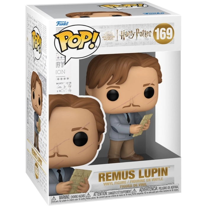 harry potter - remus lupin with map 9cm - funko pop 169