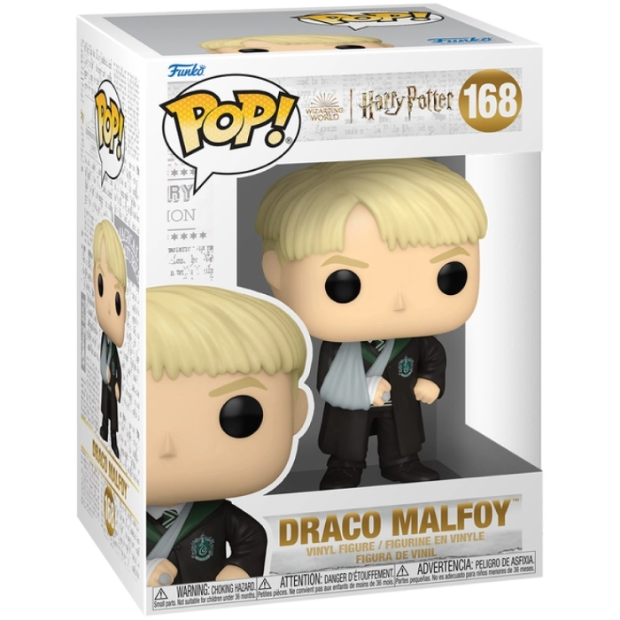 harry potter - malfoy with broken arm 9cm - funko pop 168