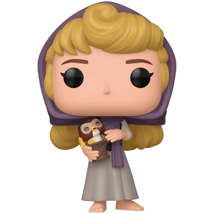 disney: sleeping beauty 65th anniversary - aurora with owl 9cm - funko pop 1454