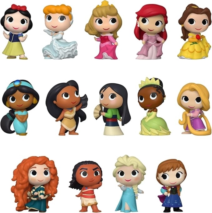 disney princess - principessa 7cm - mystery minis