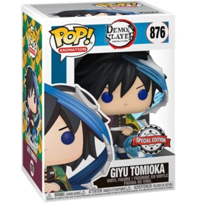 demon slayer - giyu tomioka 9cm - funko pop 876