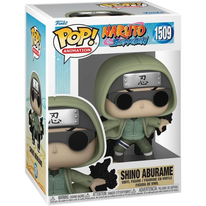 naruto shippuden - shino aburame 9cm - funko pop 1509