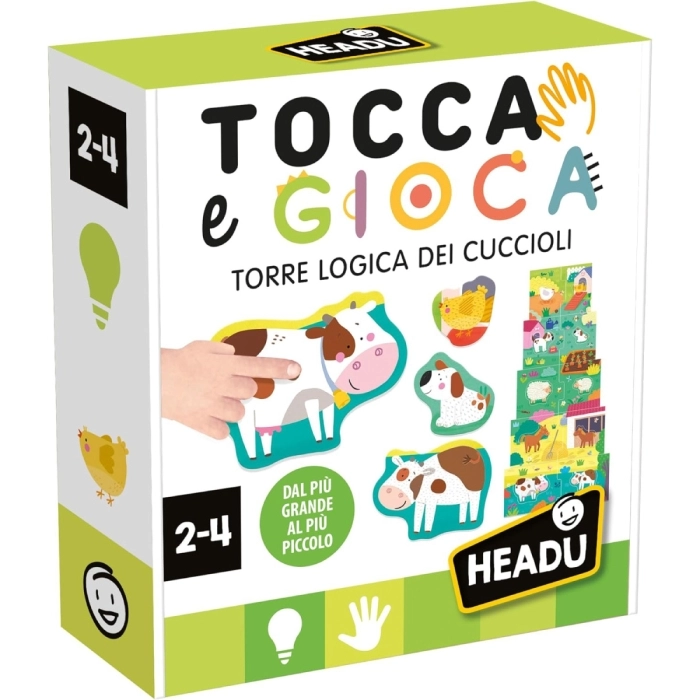 tocca e gioca - torre logica dei cuccioli