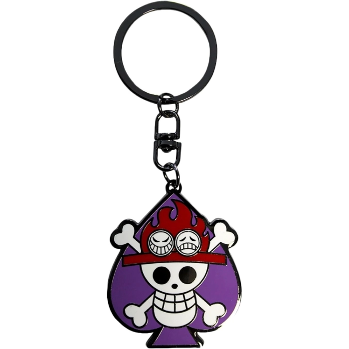 one piece - keychain - skull ace