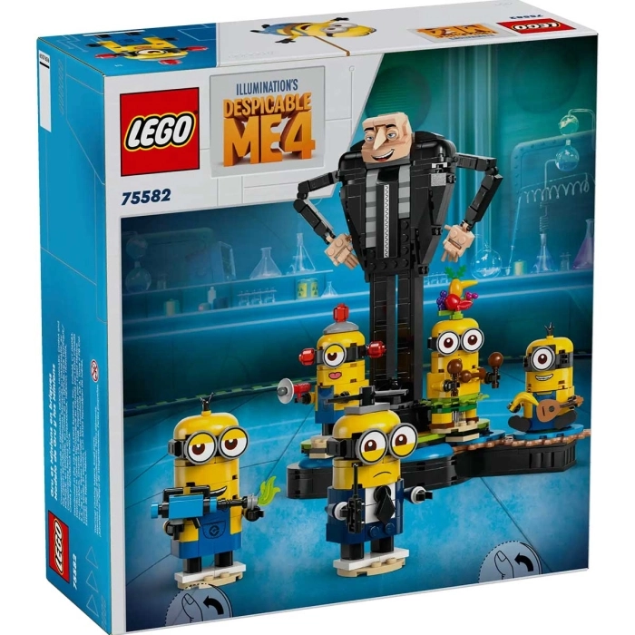 75582 - gru e minions in mattoncini