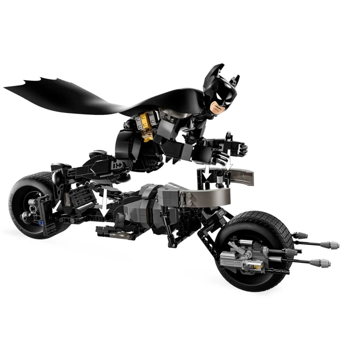 76273 - personaggio costruibile di batman con bat-pod