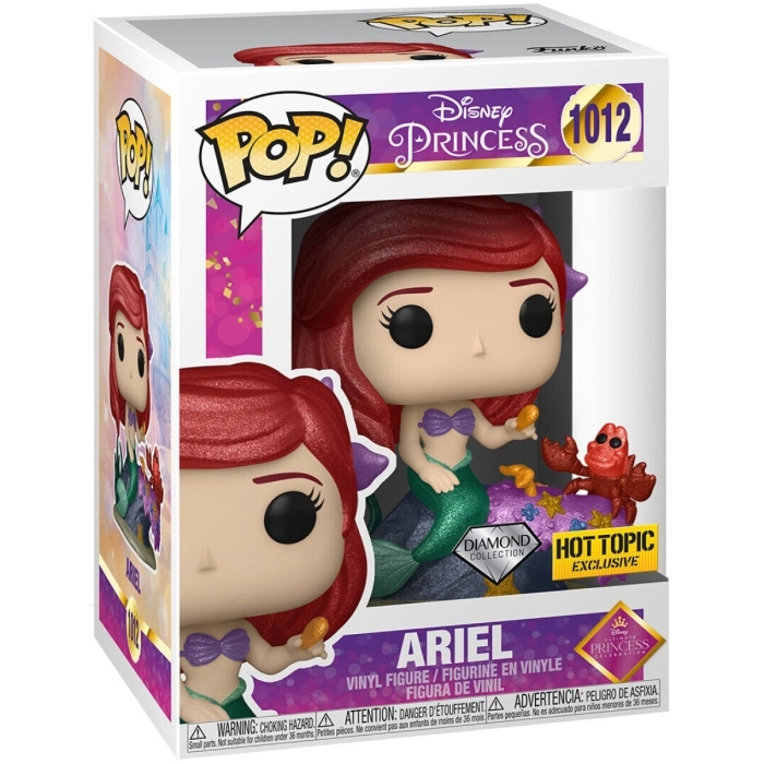 disney princess - ariel 9cm - funko pop 1012