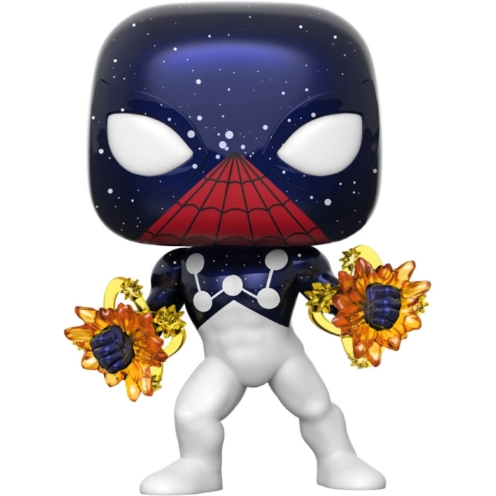 marvel - spider-man captain universe 9cm - funko pop 614