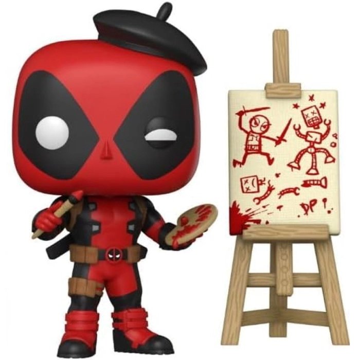 deadpool 30th anniversary - artist deadpool 9cm - funko pop 887