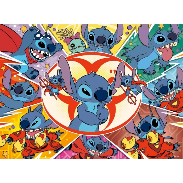 stitch - puzzle 100 pezzi xxl