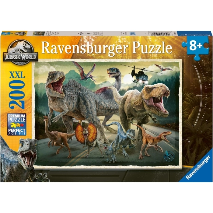 jurassic world - puzzle 200 pezzi xxl