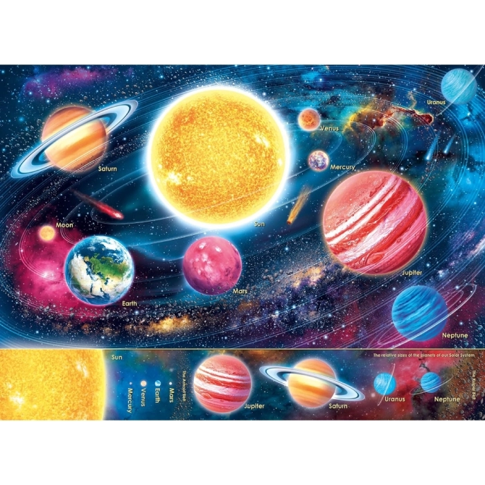 il sistema solare - puzzle 300 pezzi xxl