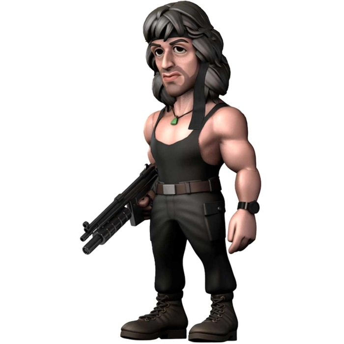 rambo - rambo con la maglietta - movies 110 - minix collectible figurines