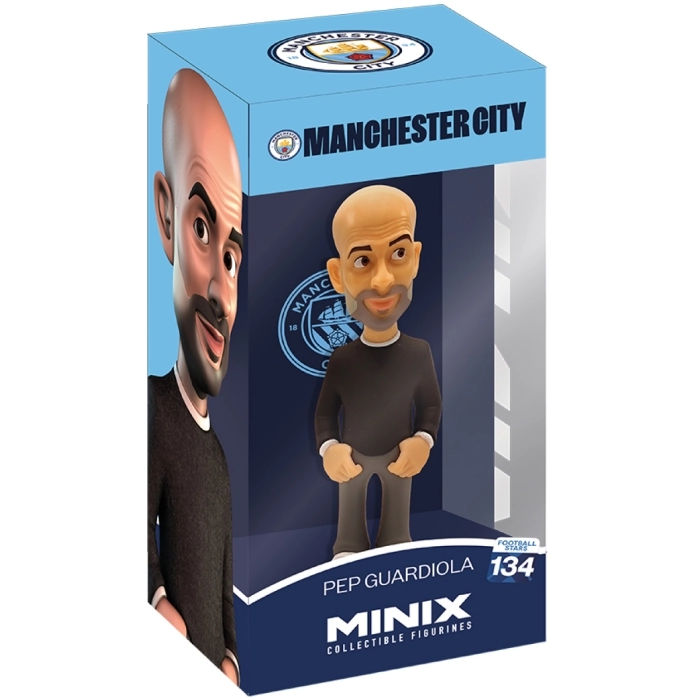 manchester city - pep guardiola - football stars 134 - minix collectible figurines
