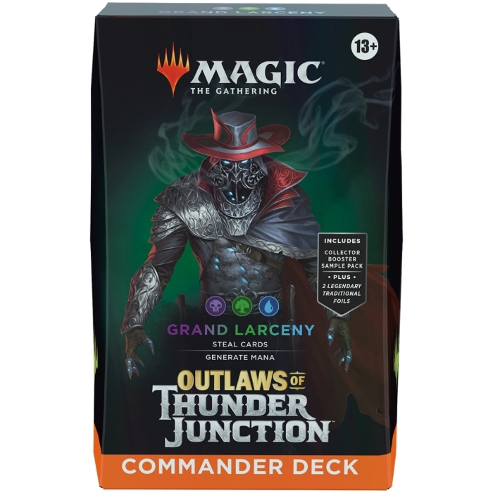 magic the gathering - outlaws of thunder junction - grand larceny - mazzo commander (eng)