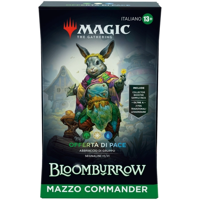 magic the gathering - bloomburrow - offerta di pace - mazzo commander (ita)